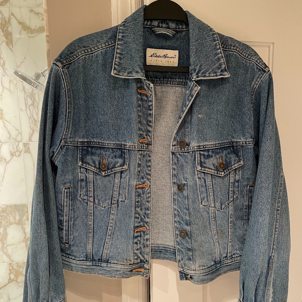 Womens Eddie Bauer Jean Jacket Size M